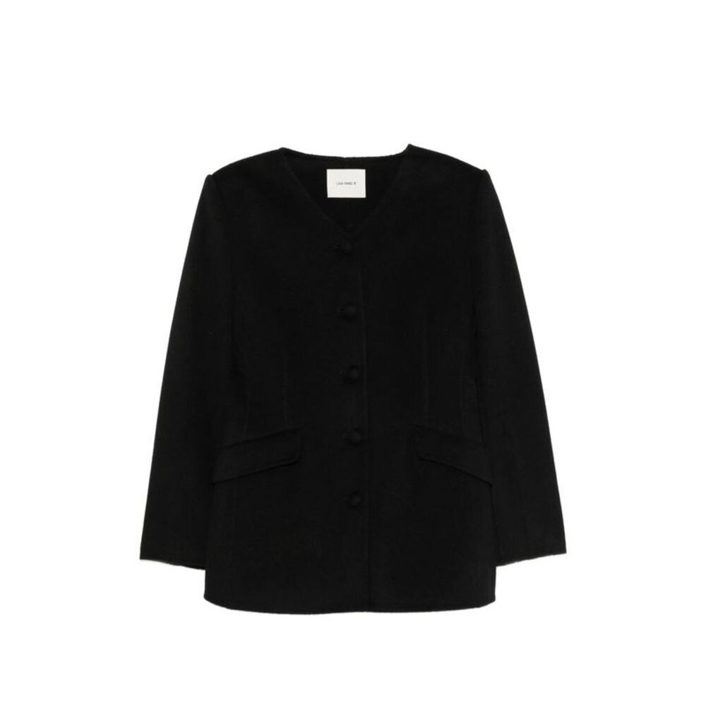 Lisa Yang Black Coats - Single Breasted Coats Women